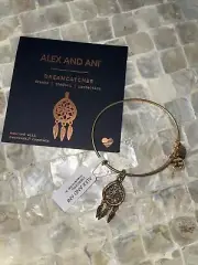 Alex and Ani Dreamcatcher Bangle Bracelet Rafaelian Gold - NEW