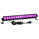 Upgraded 36W LED Black Light Bar, Premium Light with Plug+Switch+5ft Cord,
