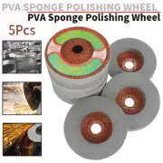 4'' PVA Silicon Carbide Polishing Spong Angle Grinder Wheel For Metal Stone Tool