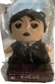 Plush Bluetooth Speaker Bitty Boomers Wednesday Addams Family - Brand New