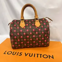 在飛比找PopChill優惠-[二手] Louis Vuitton LV 老花字紋 櫻桃S