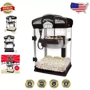 Home Theater Popcorn Machine - 4 Qt Capacity with Stirring Rod & Kernel Catcher