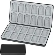 QWORK® Speicherkarten Etui mit 20 SD-Kartensteckplätzen und 20 Micro-SD-Kartensteckplätzen