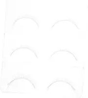NOLITOY Chemical Fiber False Lashes Natural Short Style for Daily Makeup 3 Pairs Lash Extensions for Beginners and Office Workers