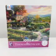 Thomas Kinkade Wine Country Living 2018 Jigsaw Puzzle 1000 pc CEACO 26 x 19 NEW