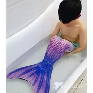 男孩美人魚泳衣 男生男童男人大人成人 2021服裝衣服泳裝尾巴魚尾 gpOY