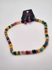 Paparazzi Headliner Hit Necklace & Earring -Multi