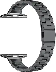 NPKNGZTATW Band 14mm Metal Strap Compatible With Iwatch 40mm 38mm 44mm 42mm Bracelet Compatible With Apple Watch Series 6 SE 5 4 Slim Stainless Steel Watch Strap Watch strap