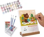 2025 Desk Calendar, Standing Desktop Calendar, Monthly Scheduler with Notes Section 8.27x11.22 inches, Minimalist Decorative Organizer for Office Home Planning, Precious Presents