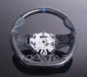 BLUE Line CARBON FIBRE Steering Wheel for MINI F54 F55 F56 F57 F60 Cooper JCW (for: Mini)
