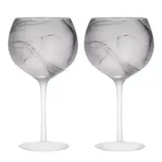 Skylar Gin Glass 626mL Storm Set of 2 Tempa 898249