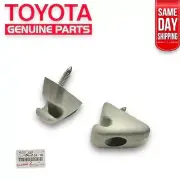 95 - 97 TOYOTA LAND CRUISER FZJ80 SUN VISOR HOLDER CLIP OEM QTY 2 NEW (for: Toyota)