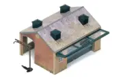 Hornby OO Gauge Goods Shed Model Railway Scenery Buildings Kit R8002 New Boxed