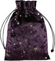 [Generic] Velvet Tarot Bag | Jewelry Tarot Pouch with Drawstring,Velvet Storage for Tarot Pouch, Multifunctional Oracle Cards Jewelry Bags, for Runes, Christmas
