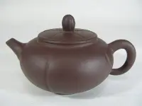 在飛比找Yahoo!奇摩拍賣優惠-[銀九藝] 早期紫砂壺 7孔 周桂珍 手工壺 茶壺
