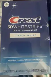 Crest 3D Whitestrips Teeth Whitening Kit -CLASSIC WHITE 10 Treatments/20 STRIPS