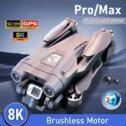Drone 8K Professional Dual Camera GPS FPV Brushless Motor Optical Flow Hovering
