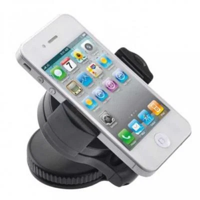 COMPACT CAR MOUNT WINDSHIELD PHONE HOLDER SWIVEL WINDOW CRADLE for SMARTPHONES