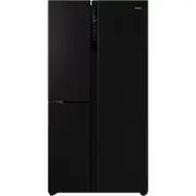 Haier HRF575XC 575L S+ Three-Door Side-By-Side Fridge (Black)