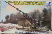 Bronco models 1/35 WWII German RHEINMTALL Long-Rang Rocket RH.Z.61/9 & Launcher