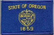 State Flag 100% Embroidered Patch - Oregon