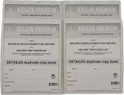 4 lot JJ Keller 16822 Detailed Driver's Vehicle Inspection Report w/CSA Check