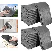 10pcs Magic Cloth Glass Cloth No Trace No Watermark Cleaning Cloth Cleaning Tool Microfiber Rag Quickly Clean Towels Scouring Pad
