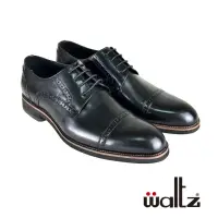在飛比找momo購物網優惠-【Waltz】上班族首選 綁帶紳士鞋 真皮皮鞋(3W2126