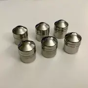 Mini Salt And Pepper Shakers 3 Pair New
