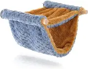FIXOSHEE Decorative Guinea Pig Hammock Bed Comfortable Hanging Chinchilla Accessory for Hamsters Rats Pets Adorable Cage Bed for Warmth Relaxation