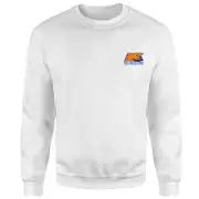 Back To The Future 35 Hill Valley Front Sweatshirt - White