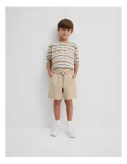 [Country Road] Cotton Linen Short in Wheat