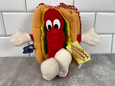 Vintage 1989 Steven Key Applause Fast Food Puppet Happy Hot Dog NWT RARE NEW