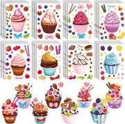 48 Sheets Scented Cupcake Stickers Scratch and Sniff Make a Cupcake Sheet Make Y