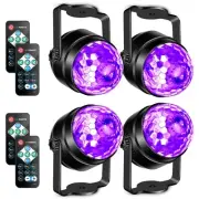 Litake Black Light for Glow Party, 6W UV LED Disco Ball Strobe Lights for Dar...
