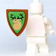 LEGO® Castle Forestmen Shield Minifigure Weapon Part Triangular 40567 10305 New