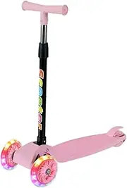 Foldable Scooter | Foldable Child Scooter - Three-Wheel Flashing Bike LED for Ages 2-8 Boys Girls Riders Beginners Outdoor Commuting Home Camping Backpacking