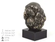 Cavalier King Charles Spaniel, dog bust marble statue ArtDog Limited Edition, AU