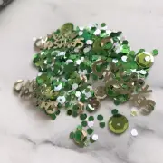 15 g of mixed Christmas Confetti Sequin Mix for cardmaking & Crafts