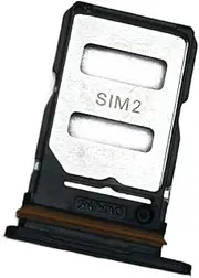 ruichuang OEM Dual SIM Card Tray solt Holder Compatible with Xiaomi Poco X7 Pro 5G Black