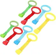 SWOOMEY Mobile Stand up Pull Ring 8pcs Non-Slip Lightweight Portable for Learning to Walk