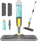 Mops for Floor Cleaning, Microfiber Spray Mop with 400Ml Refillable Bottle and 2