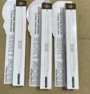 3 COVERGIRL Clean Fresh Brow Liner 1MM Nano Eyebrow Pencil #400 Soft Brown.