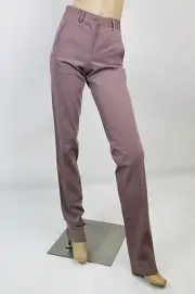 $720 Bottega Veneta Women's Light Purple Wool Pant w/Belt Line 38 270418 6322