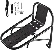Bicyclle Front Rack | Aluminum Alloy Cycling Cargo Rack | Strong Load Capacity Brake Frame Luggage Shelf for Mountain Bikes, Road Bikes and Folding Bikes