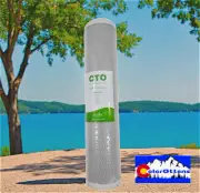 SimPure® CTO Activated Carbon Block 20"x4.5" Whole House Water Filter CTO-F20B-5