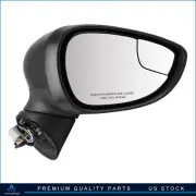 Passenger Side Mirror For 2014-2016 Ford Fiesta Power Signal Lamp Blind Spot