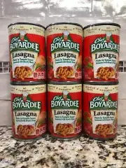 6 CANS Chef Boyardee Beef Lasagna in Tomato Sauce Pasta 15 Oz Can