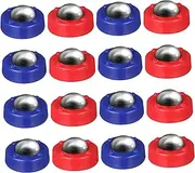 LALADEFIEE Family Shuffleboard Game 16pcs Mini Curling Balls Colorful Rolling Beads Easy to Store Carry Toys for Ages