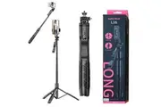 L16 1530mm Wireless Selfie Stick Tripod Stand Balance Stabilizer Live Foldable Monopod for GoPro AXNEN DJI Osmo Action Cameras for Smartphones